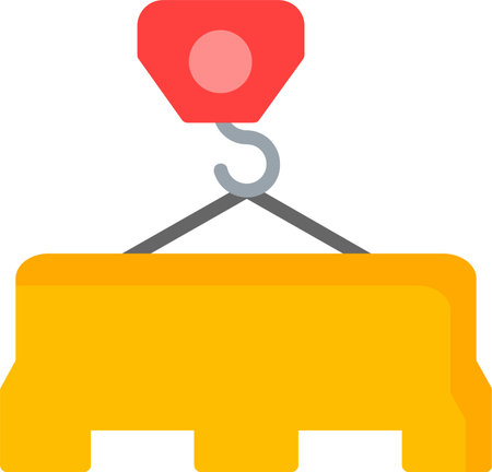 Road Block Vector Icon Designのイラスト素材