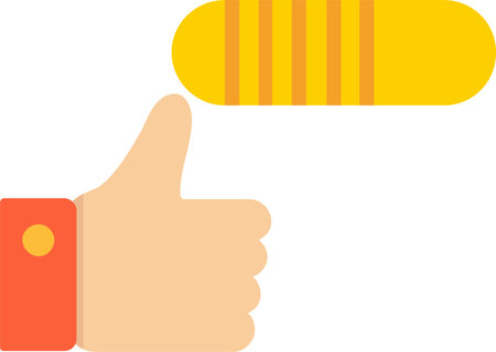 Positive Review Vector Icon Designのイラスト素材