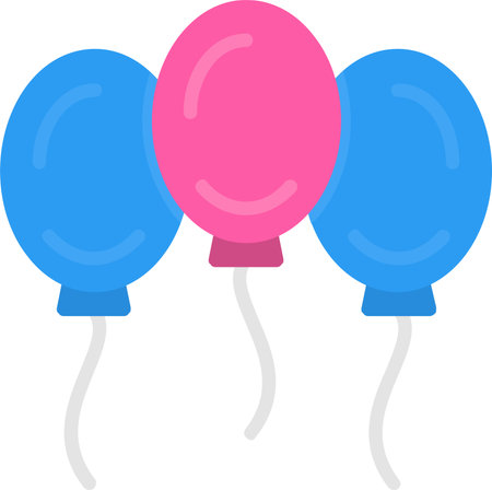 Balloons Vector Icon Designのイラスト素材