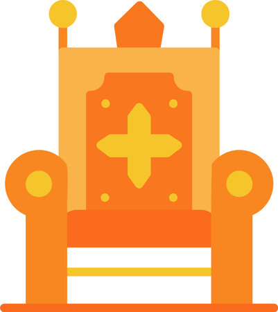 Throne Vector Icon Designのイラスト素材
