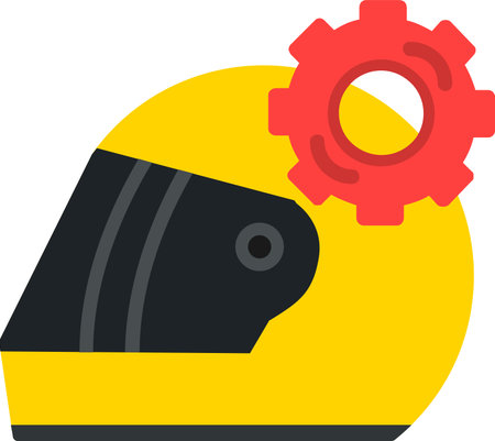 Helmet Vector Icon Designのイラスト素材