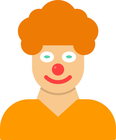 Clown Vector Icon Designのイラスト素材