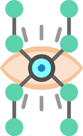 Visualization Vector Icon Designのイラスト素材