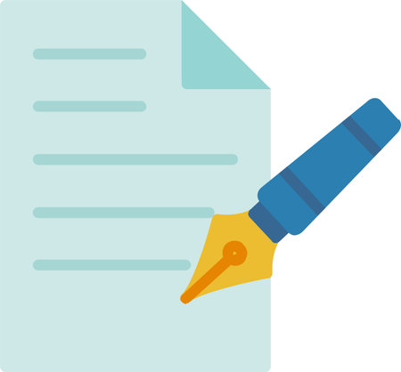 Caligraphy Vector Icon Designのイラスト素材