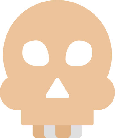 Skull Vector Icon Designのイラスト素材