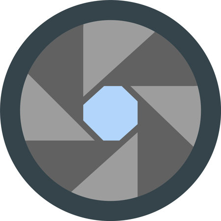 Diaphragm Vector Icon Designのイラスト素材
