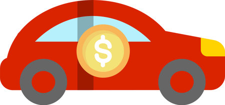 Car Loan Vector Icon Designのイラスト素材