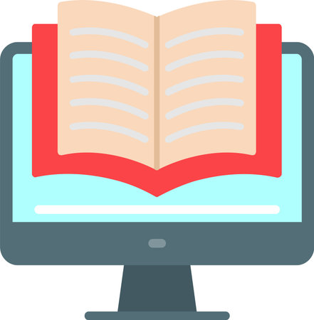 Ebook Vector Icon Designのイラスト素材