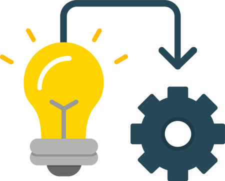 Implementation Vector Icon Designのイラスト素材