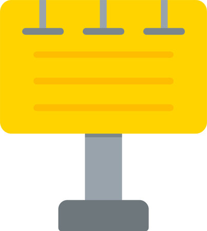 Billboard Vector Icon Designのイラスト素材