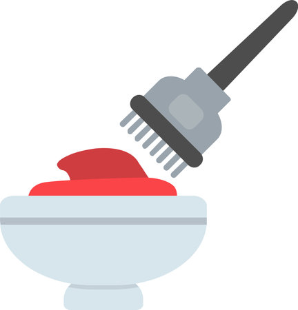 Hair Color Vector Icon Designのイラスト素材