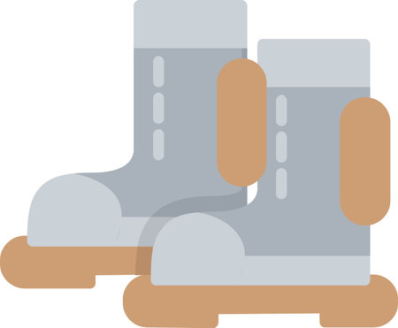 Astronaut Boots Vector Icon Designのイラスト素材