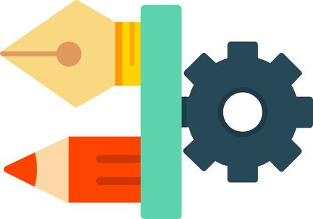 Graphic Tool Vector Icon Designのイラスト素材