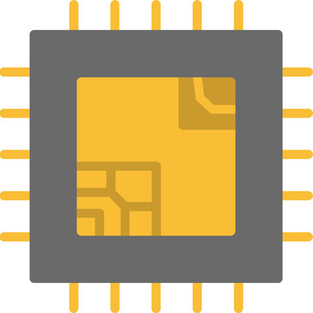 Processor Vector Icon Design
