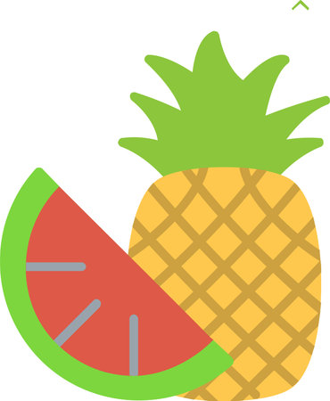 Pine Apple Vector Icon Designのイラスト素材