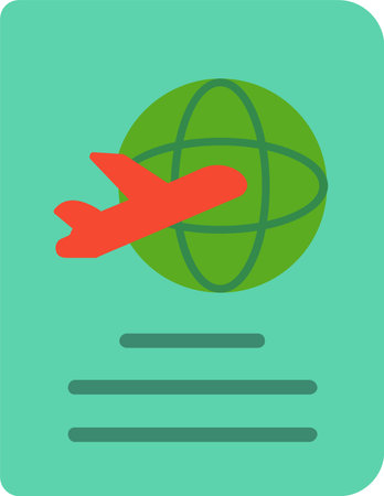 Passport Vector Icon Designのイラスト素材