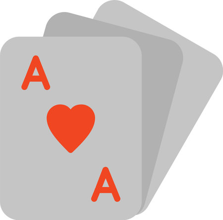 Poker Game Vector Icon Design