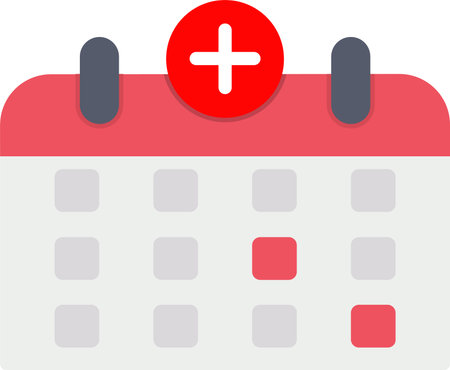 Medical Calendar Vector Icon Designのイラスト素材