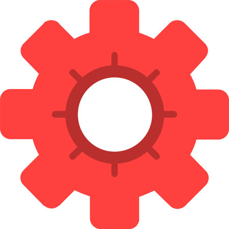Cog Vector Icon Designのイラスト素材