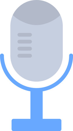 Podcast Vector Icon Designのイラスト素材