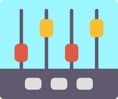 Control Panel Vector Icon Designのイラスト素材