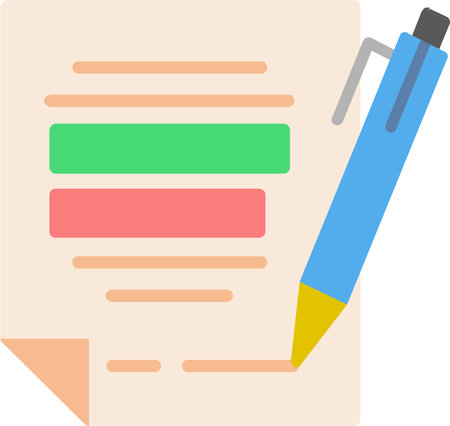 Blog Vector Icon Designのイラスト素材