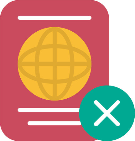 Passport Vector Icon Designのイラスト素材