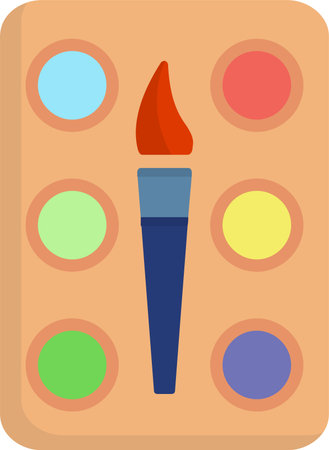 Watercolour Vector Icon Designのイラスト素材