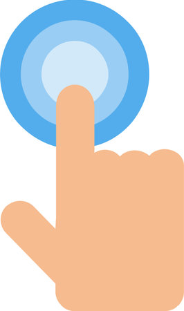 Click Vector Icon Designのイラスト素材