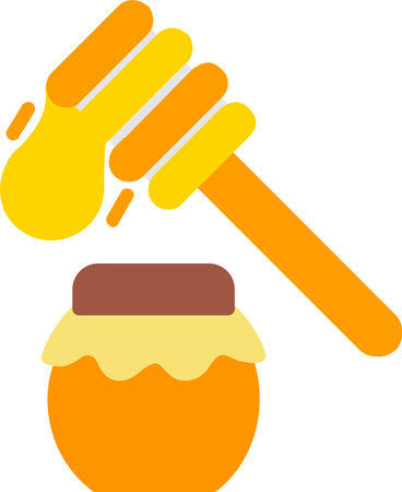 Honey Vector Icon Designのイラスト素材