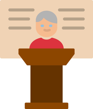 Teacher Vector Icon Designのイラスト素材