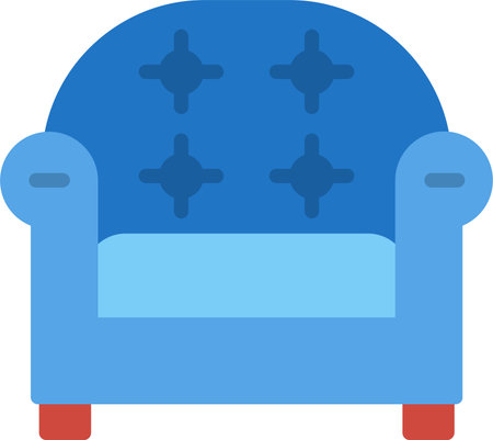 Sofa Vector Icon Designのイラスト素材