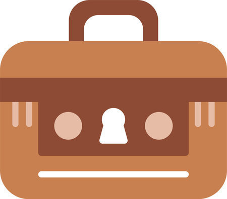 Briefcase Vector Icon Designのイラスト素材