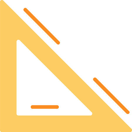 Triangular Scale Vector Icon Designのイラスト素材