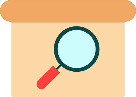 Presentation Board Vector Icon Designのイラスト素材