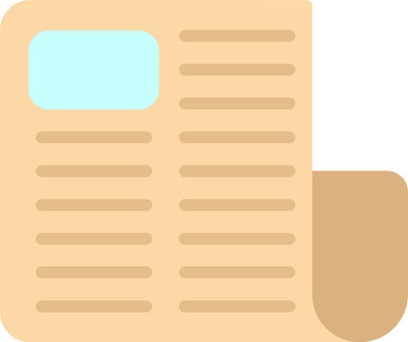 Newspaper Vector Icon Designのイラスト素材