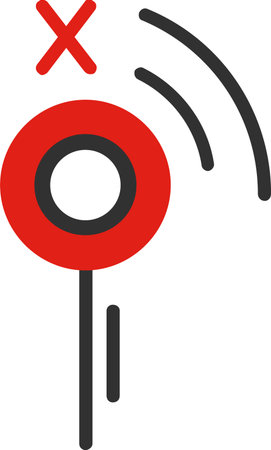 No Signal Vector Icon Designのイラスト素材