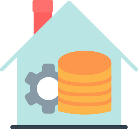 Data Warehouse Vector Icon Designのイラスト素材