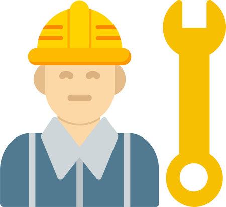 Engineer Vector Icon Designのイラスト素材
