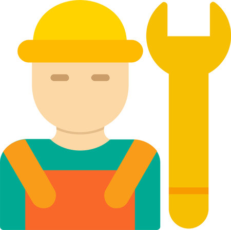 Plumber Vector Icon Designのイラスト素材