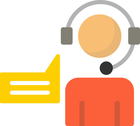 Customer Service Vector Icon Designのイラスト素材
