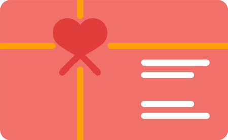 Gift Card Vector Icon Designのイラスト素材