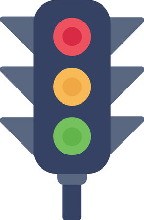 Traffic Lights Vector Icon Designのイラスト素材
