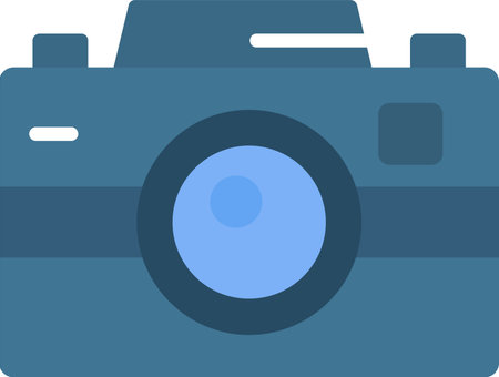 Photo Camera Vector Icon Designのイラスト素材