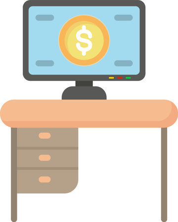 Workspace Vector Icon Designのイラスト素材