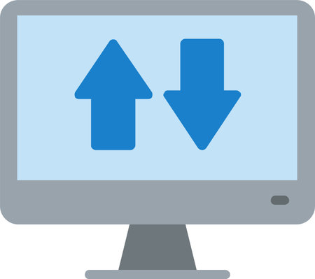 Data Visualization Vector Icon Designのイラスト素材