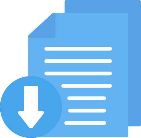 File Download Vector Icon Designのイラスト素材