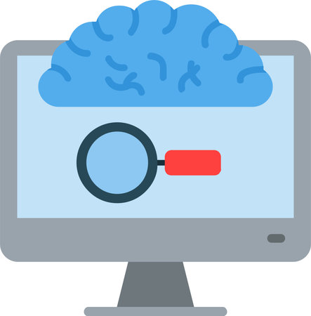 Creative Search Vector Icon Designのイラスト素材