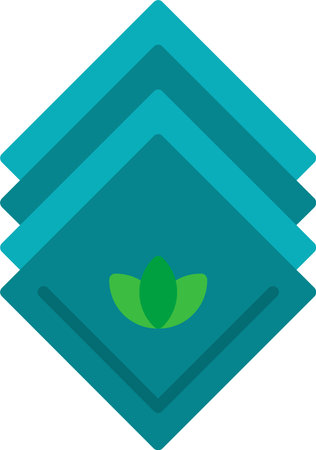 Napkin Flat Icon Designのイラスト素材