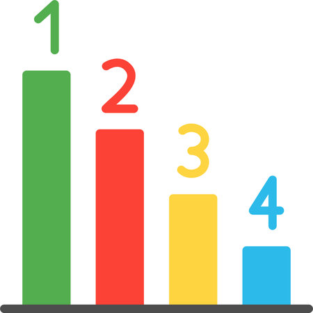Rank Flat Icon Designのイラスト素材